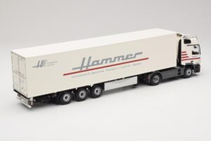 Mercedes Actros 1844LS Koffersattelzug Hammer Aachen Minichamps 1:43 499039105 Metall — bild 2 av 6