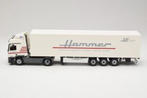 Mercedes Actros 1844LS Koffersattelzug Hammer Aachen Minichamps 1:43 499039105 Metall — bild 3 av 6