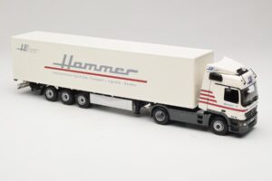 Mercedes Actros 1844LS Koffersattelzug Hammer Aachen Minichamps 1:43 499039105 Metall — bild 4 av 6