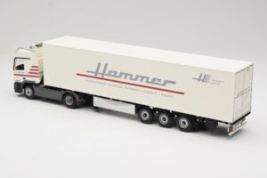 Mercedes Actros 1844LS Koffersattelzug Hammer Aachen Minichamps 1:43 499039105 Metall — bild 5 av 6