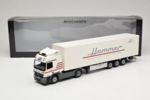 Mercedes Actros 1844LS Koffersattelzug Hammer Aachen Minichamps 1:43 499039105 Metall — bild 6 av 6