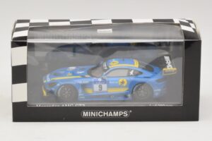 Mercedes AMG GT3 Black Falcon #9 Y. Buurman / M. Engel 24 Hours of Nurburgring 2016 Minichamps 1:43 437163009 Metall — bild 5 av 5