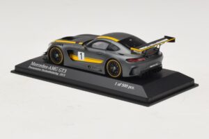 Mercedes AMG GT3 Presentation Hockenheimring 2015 Minichamps 1:43 437163001 Metall — bild 3 av 4