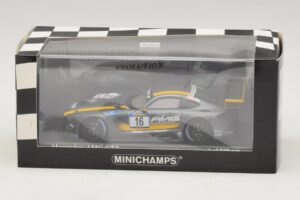 Mercedes AMG GT3 Test Team #16 VLN Winner 3 October 2015 Minichamps 1:43 437163016 Metall — bild 4 av 4