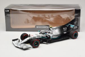 Mercedes AMG Petronas W10 #77 V. Bottas German GP 2019 Minichamps 1:18 110191177 Metall — bild 6 av 7