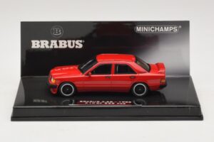 Mercedes Brabus 3.6S 190E W201 Röd Minichamps 1:43 437032600 Metall