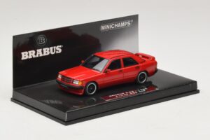 Mercedes Brabus 3.6S 190E W201 Röd Minichamps 1:43 437032600 Metall — bild 2 av 5