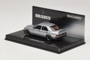 Mercedes Brabus 3.6S 190E W201 Silver Minichamps 1:43 437032604 Metall — bild 3 av 5