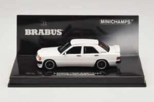 Mercedes Brabus 3.6S 190E W201 Vit Minichamps 1:43 437032602 Metall