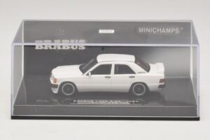 Mercedes Brabus 3.6S 190E W201 Vit Minichamps 1:43 437032602 Metall — bild 4 av 5
