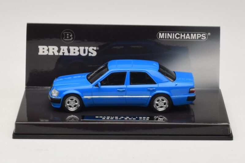 Mercedes Brabus 6.5 500E W124 Blå Minichamps 1:43 Mercedes Brabus 6.5 500E W124 Blå Minichamps 1:43 437032502 Metall
