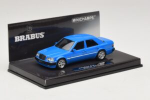 Mercedes Brabus 6.5 500E W124 Blå Minichamps 1:43 437032502 Metall — bild 2 av 5