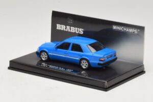 Mercedes Brabus 6.5 500E W124 Blå Minichamps 1:43 437032502 Metall — bild 3 av 5