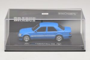 Mercedes Brabus 6.5 500E W124 Blå Minichamps 1:43 437032502 Metall — bild 4 av 5