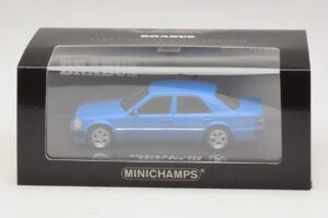 Mercedes Brabus 6.5 500E W124 Blå Minichamps 1:43 437032502 Metall — bild 5 av 5