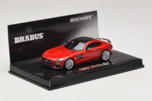 Mercedes Brabus 600 GT S C190 Röd Minichamps 1:43 437032521 Metall — bild 2 av 5
