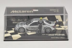 Mercedes C203 DTM Team McLaren Mercedes MP4-98T Mika & Erja Hakkinen Lapland 17 April 2000 Minichamps 1:43 530984378-P1 Metal — bild 4 av 4