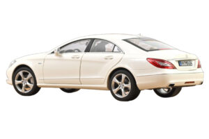 Mercedes CLS C218 Coupé Brilliant White Metallic Norev 1:18 183943 Metall — bild 3 av 3