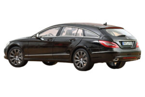 Mercedes CLS Shooting Brake X218 Obsidian Black Metallic Norev 1:18 183944 Metall — bild 3 av 3