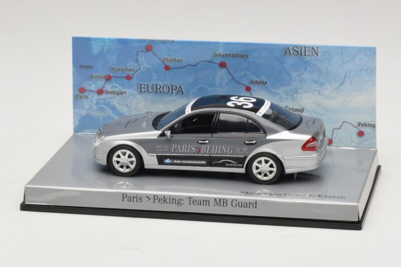 Mercedes E-Class #36 Team MB Guard Rally Paris-Peking 2007 Minichamps 1:43 B66962270 Metall