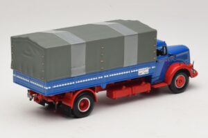 Mercedes L 315 Flakbil Blå Röd Minichamps 1:43 439034420 Metall — bild 2 av 6