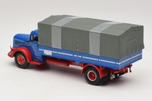 Mercedes L 315 Flakbil Blå Röd Minichamps 1:43 439034420 Metall — bild 5 av 6