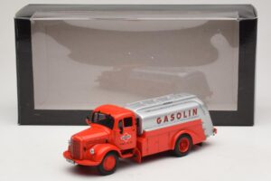 Mercedes L 3500 Tankbil Gasolin Minichamps 1:43 439350070 Metall — bild 6 av 6