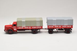 Mercedes L315 Pritschenzug Gustav Mauler Minichamps 1:43 499034720 Metall — bild 3 av 6
