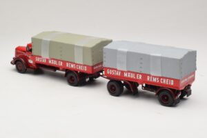 Mercedes L315 Pritschenzug Gustav Mauler Minichamps 1:43 499034720 Metall — bild 5 av 6