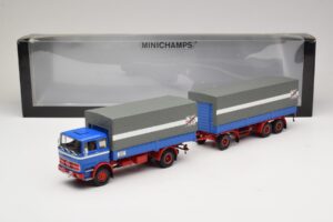 Mercedes LP1620 Pritschenzug Fern Schnell Gut Minichamps 1:43 499034820 Metall — bild 6 av 6