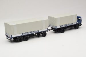 Mercedes LP1624 Pritschenzug Dachser Minichamps 1:43 499034821 Metall — bild 2 av 6