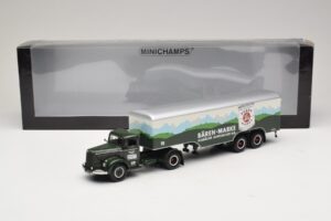 Mercedes LS315 Koffersattelzug Bärenmarke Minichamps 1:43 499034780 Metall — bild 6 av 6