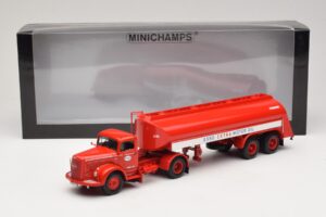 Mercedes LS315 Tanksattelzug Esso Minichamps 1:43 499034770 Metall — bild 6 av 6