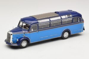 Mercedes O 3500 Buss Ljusblå Mörkblå Minichamps 1:43 439360011 Metall