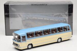 Mercedes O302 Blå Creme Minichamps 1:43 439035181 Metall — bild 6 av 6