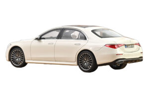Mercedes S-Class W223 AMG Line Vit Norev 1:18 183807 Metall — bild 3 av 3