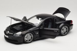 Mercedes SL65 AMG R230 Black Series Matt Black Minichamps 1:18 100038121 Metall — bild 2 av 8