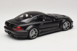 Mercedes SL65 AMG R230 Black Series Matt Black Minichamps 1:18 100038121 Metall — bild 3 av 8