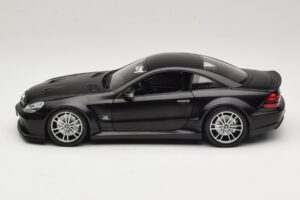 Mercedes SL65 AMG R230 Black Series Matt Black Minichamps 1:18 100038121 Metall — bild 4 av 8