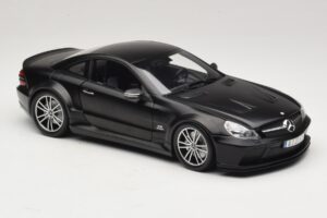 Mercedes SL65 AMG R230 Black Series Matt Black Minichamps 1:18 100038121 Metall — bild 6 av 8
