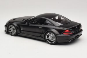 Mercedes SL65 AMG R230 Black Series Matt Black Minichamps 1:18 100038121 Metall — bild 7 av 8