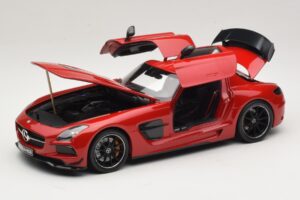 Mercedes SLS AMG C197 Black Series Röd Minichamps 1:18 110033022 Metall — bild 3 av 8