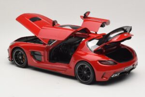 Mercedes SLS AMG C197 Black Series Röd Minichamps 1:18 110033022 Metall — bild 5 av 8