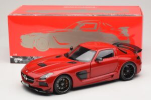 Mercedes SLS AMG C197 Black Series Röd Minichamps 1:18 110033022 Metall — bild 8 av 8