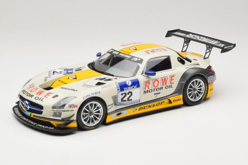 Mercedes SLS AMG GT3 #22 Graf / Jager Rowe Racing 24 Hours of Nurburgring 2013 Minichamps 1:18 151133122 Metall