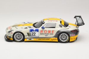 Mercedes SLS AMG GT3 #22 Graf / Jager Rowe Racing 24 Hours of Nurburgring 2013 Minichamps 1:18 151133122 Metall — bild 3 av 6