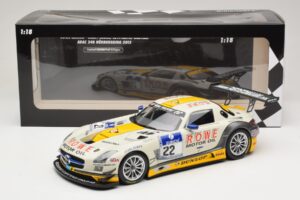 Mercedes SLS AMG GT3 #22 Graf / Jager Rowe Racing 24 Hours of Nurburgring 2013 Minichamps 1:18 151133122 Metall — bild 6 av 6