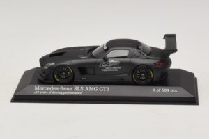Mercedes SLS AMG GT3 45 Years of Driving Performance Svart Minichamps 1:43 410133200 Metall