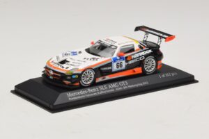 Mercedes SLS AMG GT3 #66 Hankook C. Frankenhout / Simonsen 24 Hours of Nurburgring 2012 Minichamps 1:43 437123266 Metall — bild 2 av 4