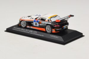 Mercedes SLS AMG GT3 #66 Hankook C. Frankenhout / Simonsen 24 Hours of Nurburgring 2012 Minichamps 1:43 437123266 Metall — bild 3 av 4